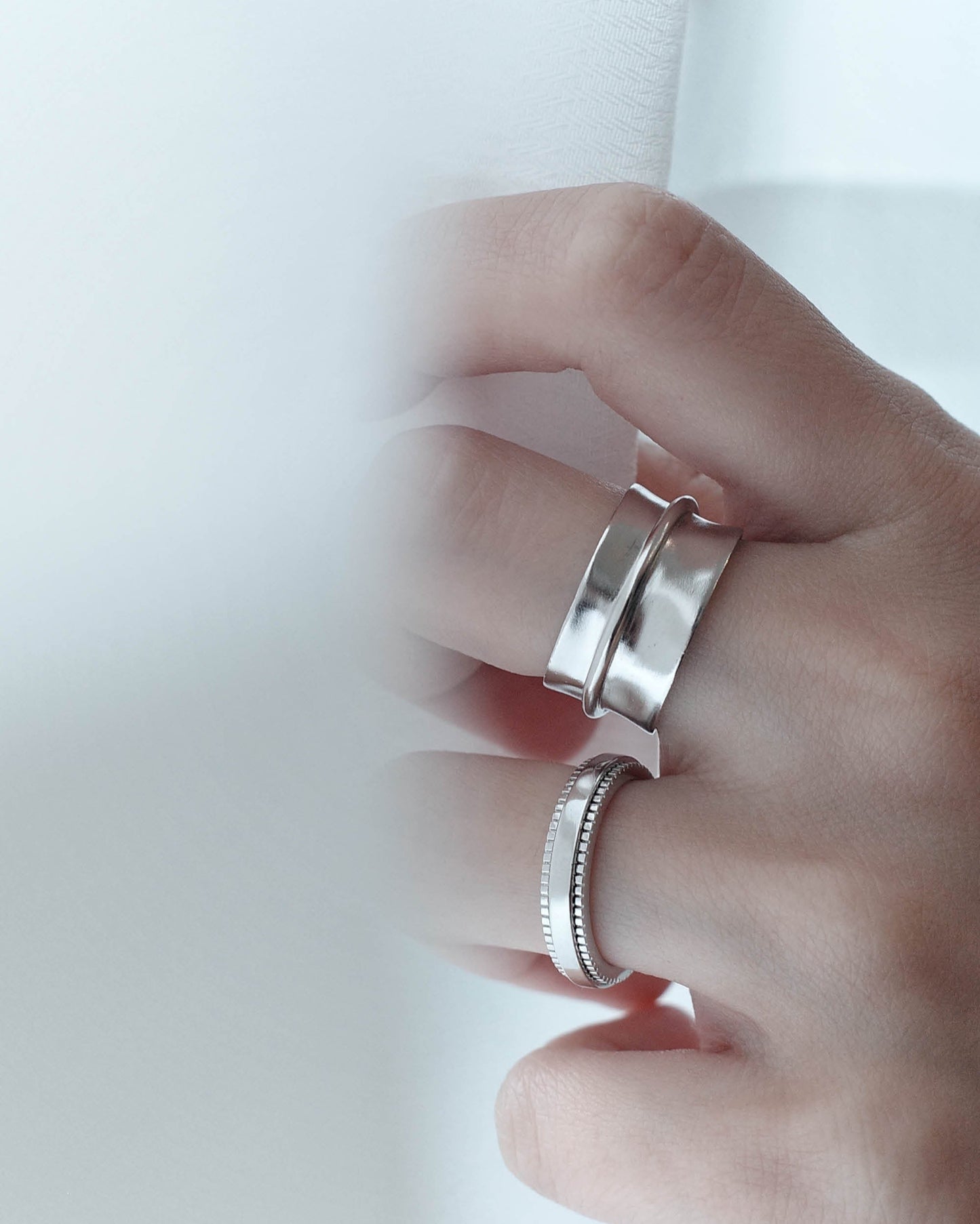 double circle ring