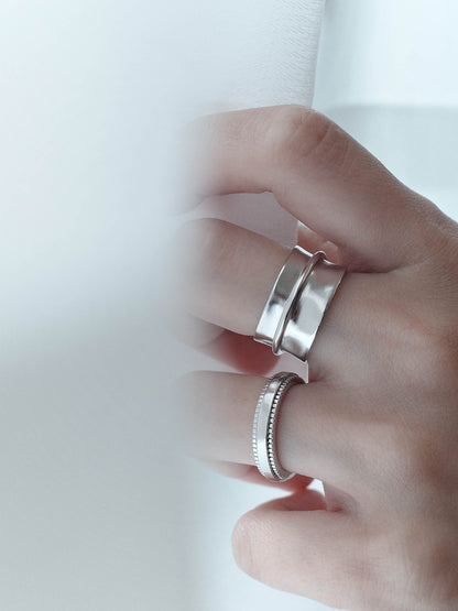 double circle ring