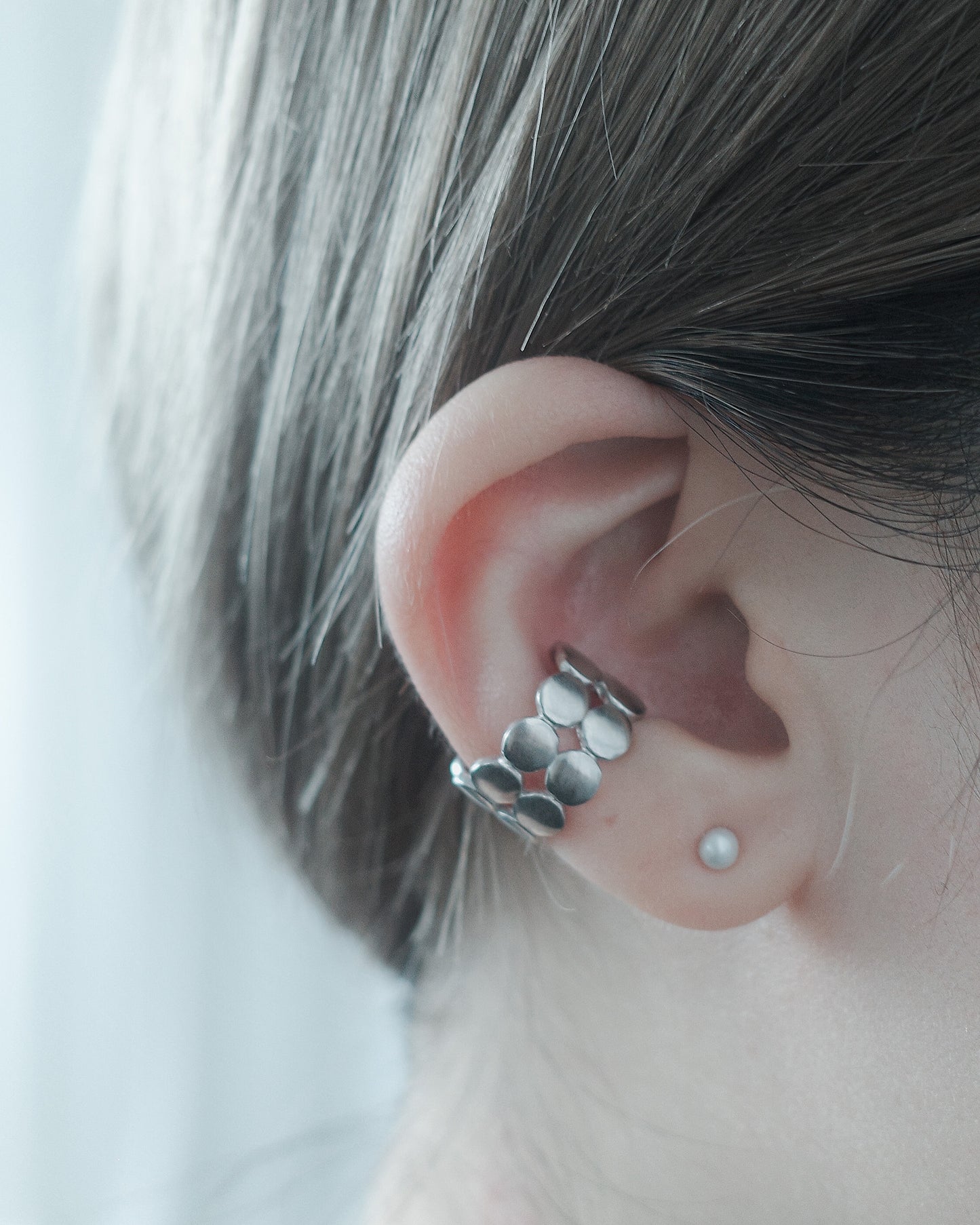 dotted ear cuff